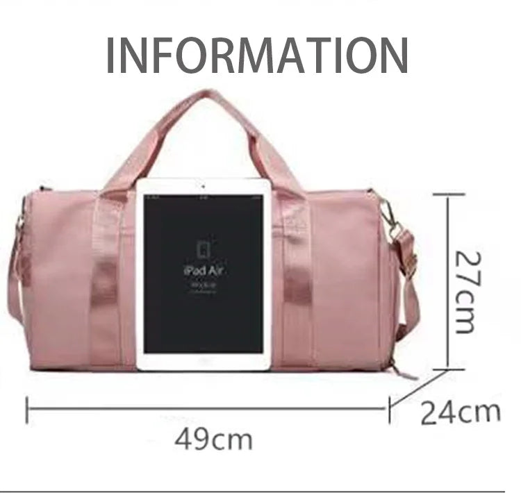Large Capacity Waterproof Duffel Bag, Multi‑Pocket Sports Travel Duffle Bag with Shoe Compartment, Custom Logo Wholesale Travel Bag