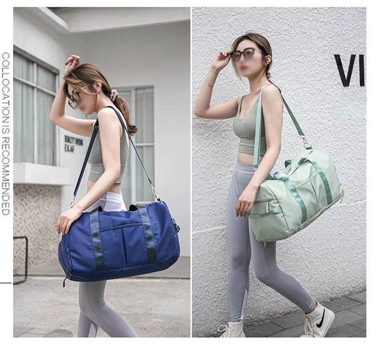 Large Capacity Waterproof Duffel Bag, Multi‑Pocket Sports Travel Duffle Bag with Shoe Compartment, Custom Logo Wholesale Travel Bag