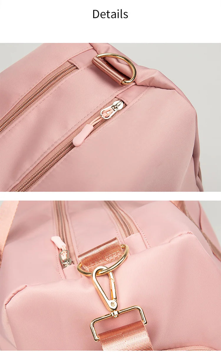 Large Capacity Waterproof Duffel Bag, Multi‑Pocket Sports Travel Duffle Bag with Shoe Compartment, Custom Logo Wholesale Travel Bag