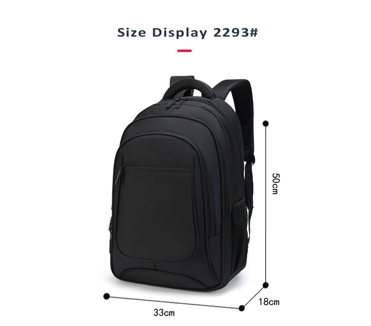 Large Capacity Travel Backpack, Waterproof Business Laptop Backpack, Multi‑Compartment Custom Logo Backpack for Wholesale