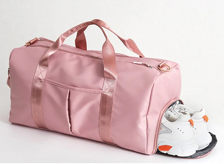 Large Capacity Waterproof Duffel Bag, Multi‑Pocket Sports Travel Duffle Bag with Shoe Compartment, Custom Logo Wholesale Travel Bag