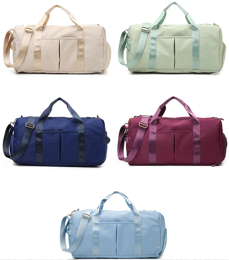 Large Capacity Waterproof Duffel Bag, Multi‑Pocket Sports Travel Duffle Bag with Shoe Compartment, Custom Logo Wholesale Travel Bag