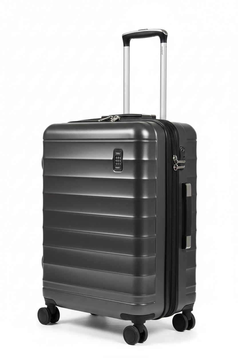 Wholesale Trolley Luggage, Hard Shell Travel Suitcase with TSA Approved Lock & Double‑Headed Zipper, OEM ODM Available